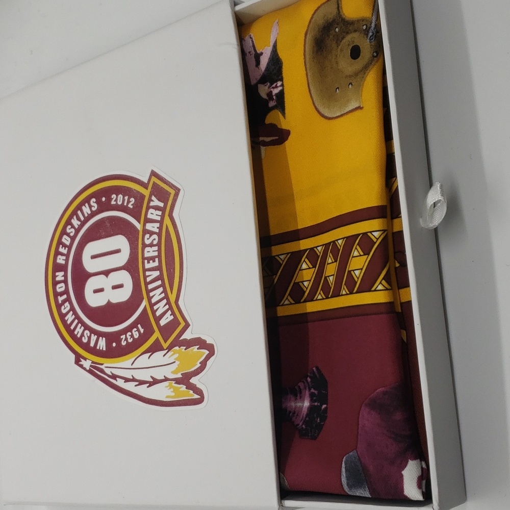 Silk Redskins 80th anniversary scarf